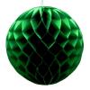 Бумажный шар соты 30 см малахитовый 0016
