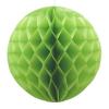Бумажный шар соты 30 см салатовый 0013