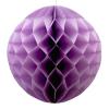 Бумажный шар соты 30 см сиреневый 0028