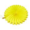 Веерный круг тишью 20 см желтый 0019
