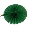 Веерный круг тишью 25 см темно зеленый 0026