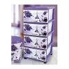 Пластиковый комод Эйфелева башня Elif Plastik 298-8 #PO