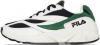 Женские кроссовки Fila Venom "White/Green/Black" (Фила Веном) зеленые
