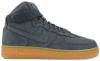 Мужские зимние кроссовки Nike Air Force 1 Mid 'Grey' (Найк) с мехом