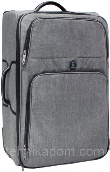 Украина Чемодан Bagland Леон большой 70 л. Темно серый (003766927)