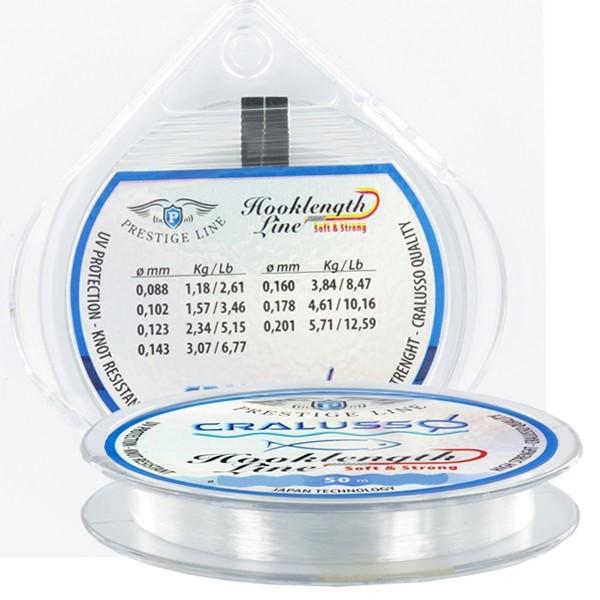 Фото  Леска Cralusso Prestige Hooklength Line Clear 50 м 0.102 мм 1.57 кг (2061)