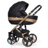 Детская универсальная коляска 2 в 1 Riko Brano Ecco Gold 02 Black