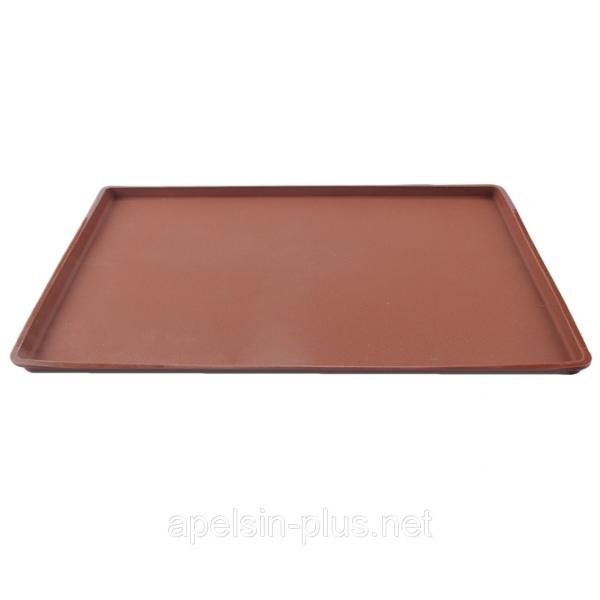 Фото  Силиконовый коврик с бортами  37 см на 27 см глубина 1 см