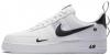 Мужские кроссовки Nike Air Force 1 (Найк) черно-белые 41