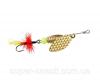 Блесна Flagman Wasp 1,7г Золото Красная муха