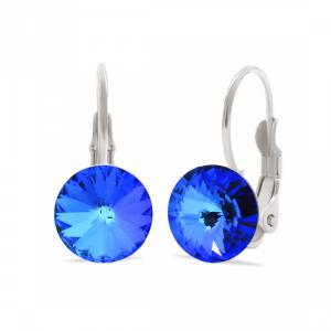 Фото УКРАШЕНИЯ СО SWAROVSKI, Серьги, Серьги с английским/омега замком Серьги KOBI RIVOLI 8 мм klapka со Swarovski модели 7740-1096-216