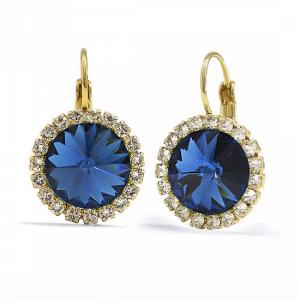 Фото УКРАШЕНИЯ СО SWAROVSKI, Серьги, Серьги с английским/омега замком Серьги KOBI RIVOLI-STRASS со Swarovski модели 7440-3062-20-35
