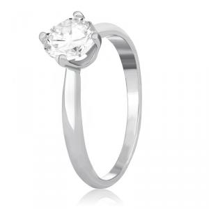 Фото ЖЕНСКИЕ ТОВАРЫ, Серебряные украшения, Серебряные кольца Серебряное кольцо Silvex925 с цирконием Swarovski Zirconia 16.2 мм модели К2С/714-Г