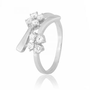 Фото ЖЕНСКИЕ ТОВАРЫ, Серебряные украшения, Серебряные кольца Серебряное кольцо Silvex925 с фианитом 19.3 мм модели К2Ф/304-О