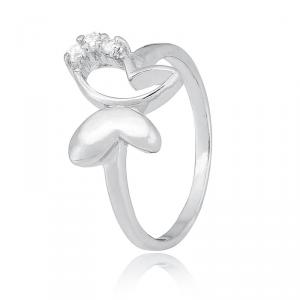 Фото ЖЕНСКИЕ ТОВАРЫ, Серебряные украшения, Серебряные кольца Серебряное кольцо Silvex925 с фианитом 18.7 мм модели К2Ф/677-М