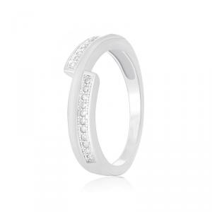 Фото ЖЕНСКИЕ ТОВАРЫ, Серебряные украшения, Серебряные кольца Серебряное кольцо Silvex925 с фианитом 17.4 мм модели К2Ф/715-З