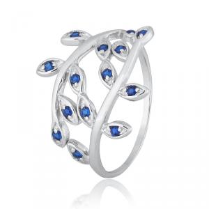 Фото ЖЕНСКИЕ ТОВАРЫ, Серебряные украшения, Серебряные кольца Серебряное кольцо Silvex925 с фианитом 20.6 мм модели К2ФС/369-Т