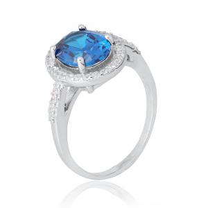 Фото ЖЕНСКИЕ ТОВАРЫ, Серебряные украшения, Серебряные кольца Серебряное кольцо Silvex925 с фианитом 20.3 мм модели КК2ФЛТ/390-С