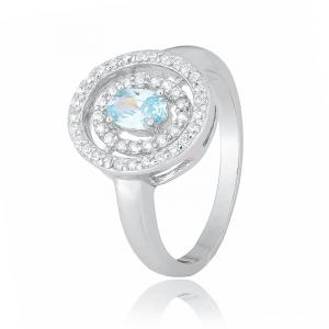 Фото ЖЕНСКИЕ ТОВАРЫ, Серебряные украшения, Серебряные кольца Серебряное кольцо Silvex925 с фианитом 17.8 мм модели КК2ФТ/436-И