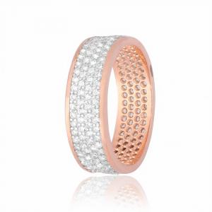 Фото ЖЕНСКИЕ ТОВАРЫ, Серебряные украшения, Серебряные кольца Серебряное кольцо Silvex925 с фианитом 17.1 мм модели КК3Ф/373-Ж