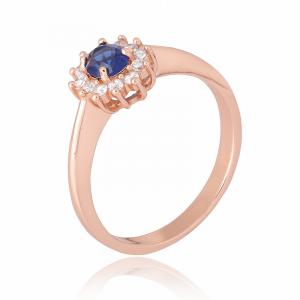 Фото ЖЕНСКИЕ ТОВАРЫ, Серебряные украшения, Серебряные кольца Серебряное кольцо Silvex925 с фианитом 17.8 мм модели КК3ФС/375-И