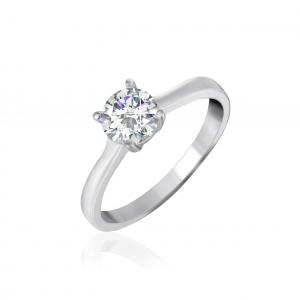 Фото ЖЕНСКИЕ ТОВАРЫ, Серебряные украшения, Серебряные кольца Серебряное кольцо Silvex925 с фианитом 17.1 мм модели К2Ф/773-Ж