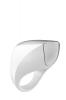 Кольцо вибрирующее OVO A1 RECHARGEABLE RING,  WHITE/CHROME