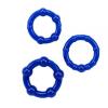 Набор колец Beaded Cock Rings-Blue