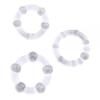 Набор колец Beaded Cock Rings-Clear