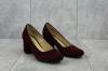 Туфли 15825/1 -379 (весна/осень, женские, натуральная кожа, бордовый)