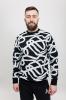 Свитшот LINES BLK Urban Planet XL 100% хлопок без начеса, плотность 300 гр Multicolor UP 3-4-0-87