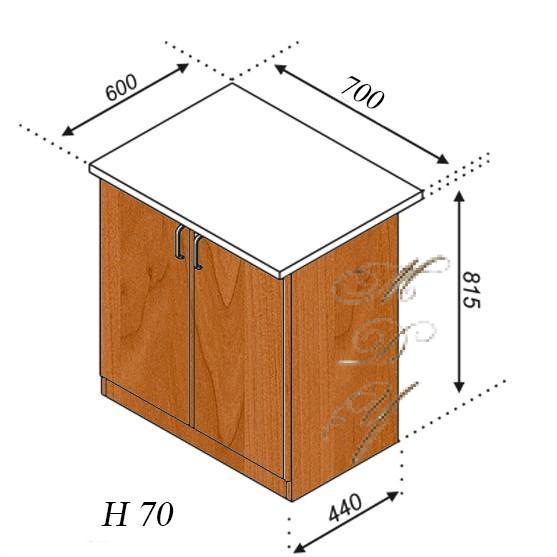 Фото Кухни, Кухонная Мебель Оля Оля 70 низ дверки 