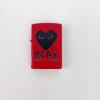  Аксесуар Comme des Garcons PLAY - Запальничка бензинова (не заправлена) red Зажигалки в Украине