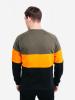  Свитшот  COLOR T OLIV Urban Planet XL 90% котон, 10% еластан Оливковый-оранжевый-черный UP 3-4-0-114 Мужские водолазки, гольфы, кофты в Украине
