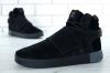 Чоловічі кросівки AD Tubular Invader Strap Pirate Black Winter. ТОП Репліка ААА класу.