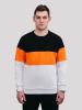 Свитшот  COLOR T WHT Urban Planet XXL 90% котон, 10% еластан Черный-оранжевый-белый UP 3-4-0-115