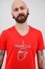 Футболка Moncler червона L