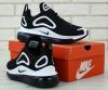 Кросівки Nike Air Max 720 Black/White. (36-45) розміри. ТОП Репліка ААА класу. 36