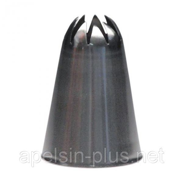 Фото  Насадка кондитерская Звезда закрытая  на 9 зубцов № 8CS выход 1,8 см