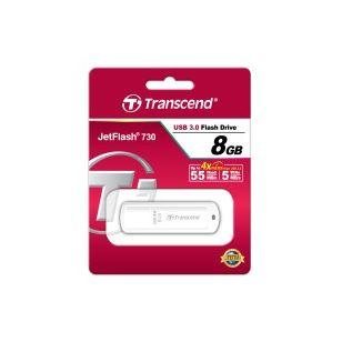 TRANSCEND JetFlash 730 8 GB USB 3.0 White (Код товара:3492)