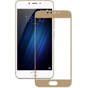 Защитное стекло Full Cover Meizu M3S Gold (Код товара:2420)