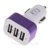  Автомобильная зарядка CAR от прикуривателя на 3 USB Автомобильные адаптеры питания в Украине