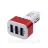  Автомобильная зарядка CAR от прикуривателя на 3 USB Автомобильные адаптеры питания в Украине
