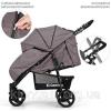  Коляска детская прогулочная El Camino My Way ME 1012L Ash Black, серая Коляски детские, аксессуары к коляскам в Украине