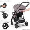  Коляска детская прогулочная El Camino My Way ME 1012L Ash Black, серая Коляски детские, аксессуары к коляскам в Украине
