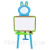 Мольберт 2 в 1 Доска знаний магнит азбука 0703 UK-ENG зеленый