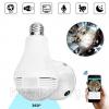  Панорамная IP WiFi камера Smart лампочка рыбий глаз H-302L Камеры видеонаблюдения в Украине