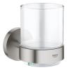 Стакан с держателем Grohe Essentials суперсталь 40447DC1