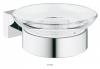 Мыльница с держателем Grohe Essentials Cube хром 40754001