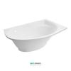 Ванна из искусственного камня Rock Design Лагуна R 162x100 белый 1LR162100
